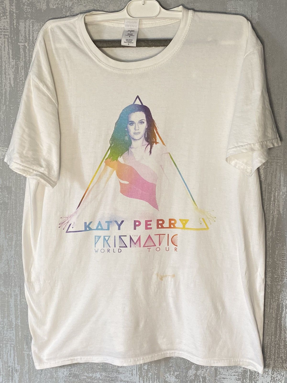 Rap Tees × Vintage Vintage Katy Perry Shirt Prismatic World Tour 2005 Size US L / EU 52-54 / 3 - 1 Thumbnail