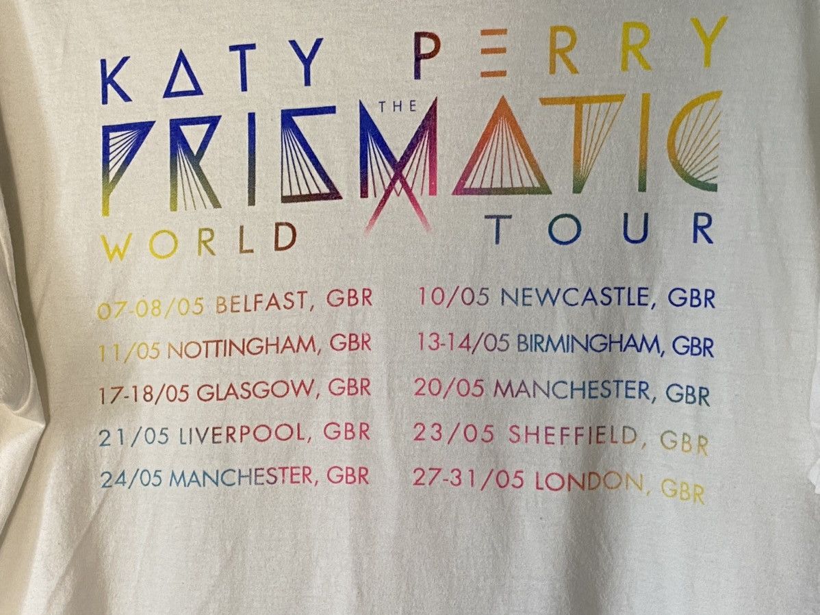 Rap Tees × Vintage Vintage Katy Perry Shirt Prismatic World Tour 2005 Size US L / EU 52-54 / 3 - 7 Thumbnail