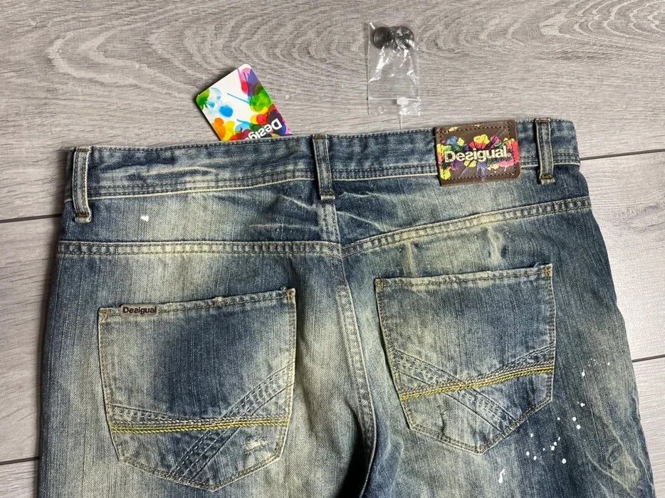 Desigual Disigual denim jeans painted designer vintage size 34 Size US 34 / EU 50 - 7 Thumbnail