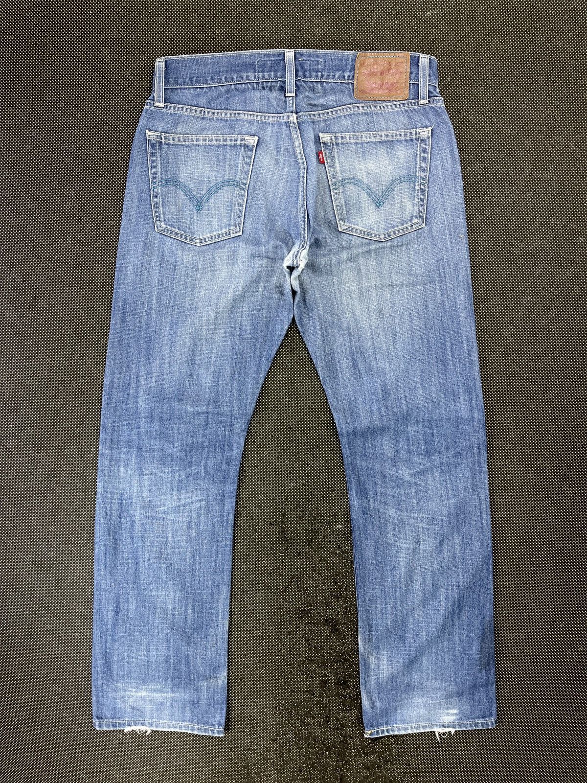 Levi's Vintage Levis 514 Faded Blue Jeans 35 x 32 - J410 Size US 35 - 2 Thumbnail