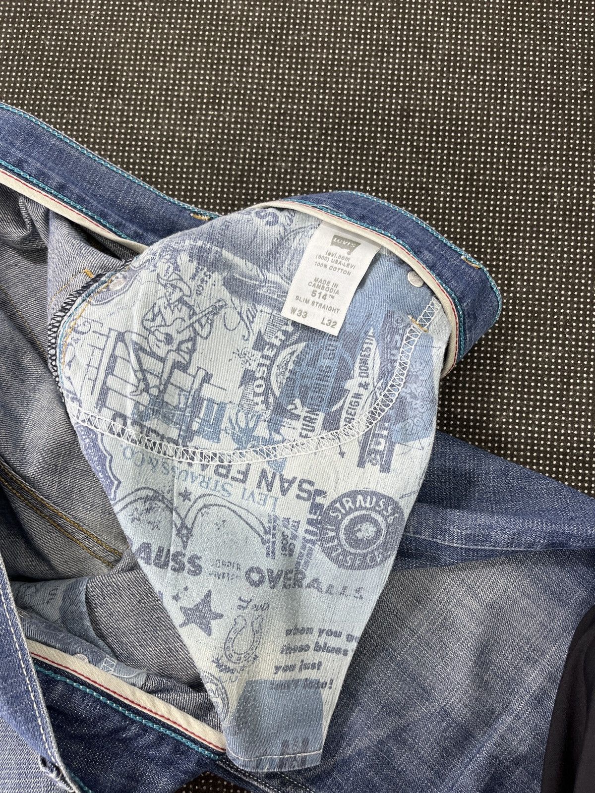 Levi's Vintage Levis 514 Faded Blue Jeans 35 x 32 - J410 Size US 35 - 7 Thumbnail