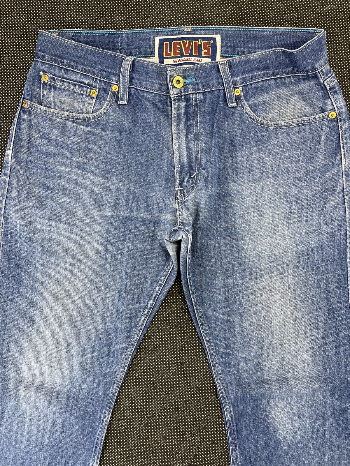 Levi's Vintage Levis 514 Faded Blue Jeans 35 x 32 - J410 Size US 35 - 3 Thumbnail