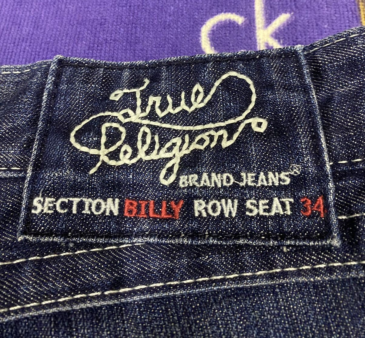 True Religion TRUE RELIGION Leather Logo x Bootcut Cutting Jeans Denim Size US 40 / EU 56 - 8 Thumbnail