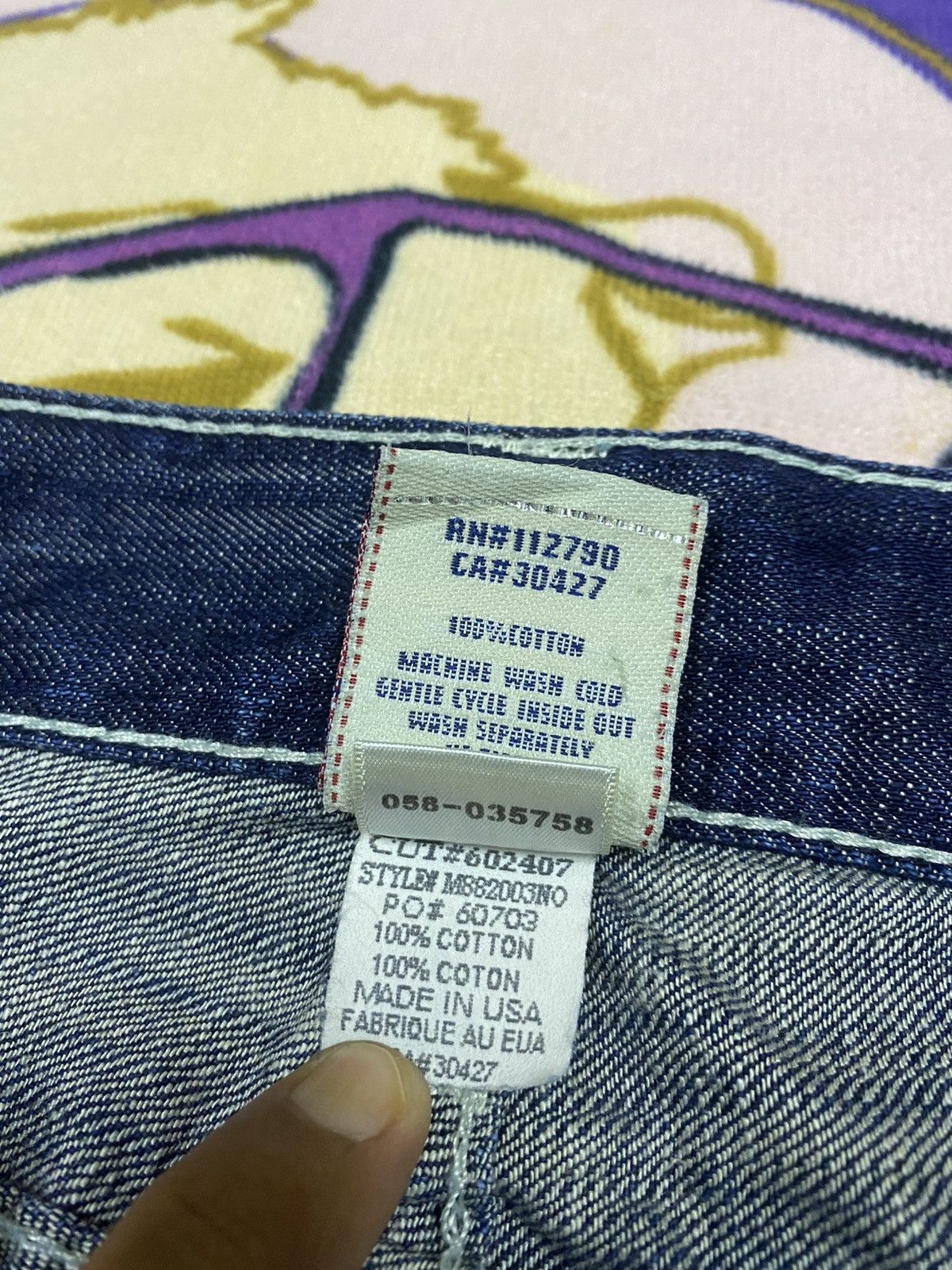 True Religion TRUE RELIGION Leather Logo x Bootcut Cutting Jeans Denim Size US 40 / EU 56 - 13 Thumbnail