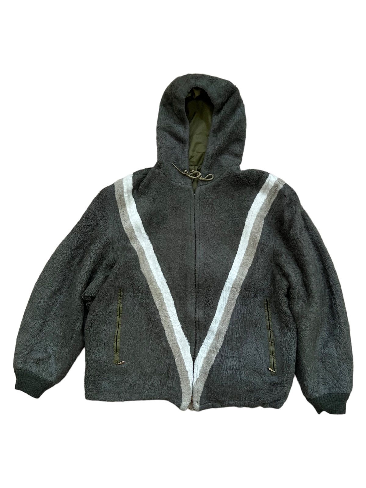 Vintage VERY RARE VINTAGE JACKET FLEECE NYLON REVERSIBLE US ARMY Size US M / EU 48-50 / 2 - 1 Thumbnail
