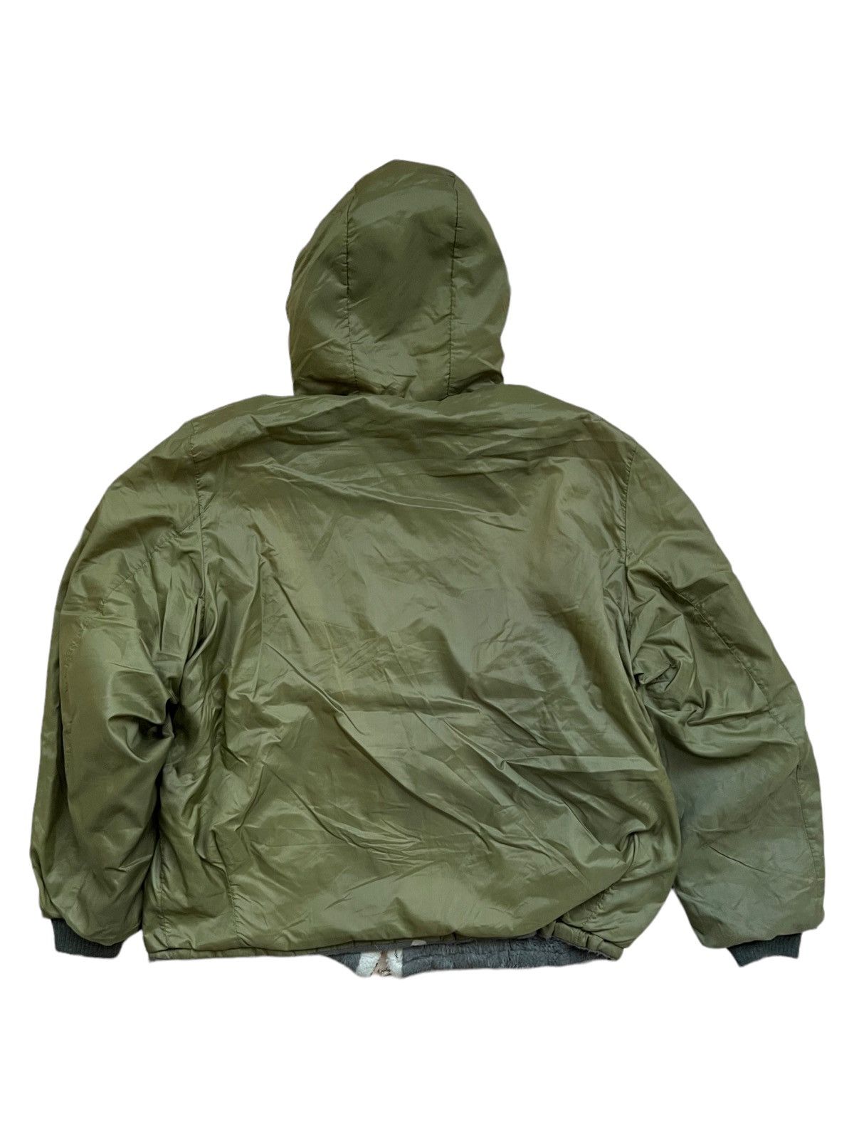 Vintage VERY RARE VINTAGE JACKET FLEECE NYLON REVERSIBLE US ARMY Size US M / EU 48-50 / 2 - 4 Thumbnail