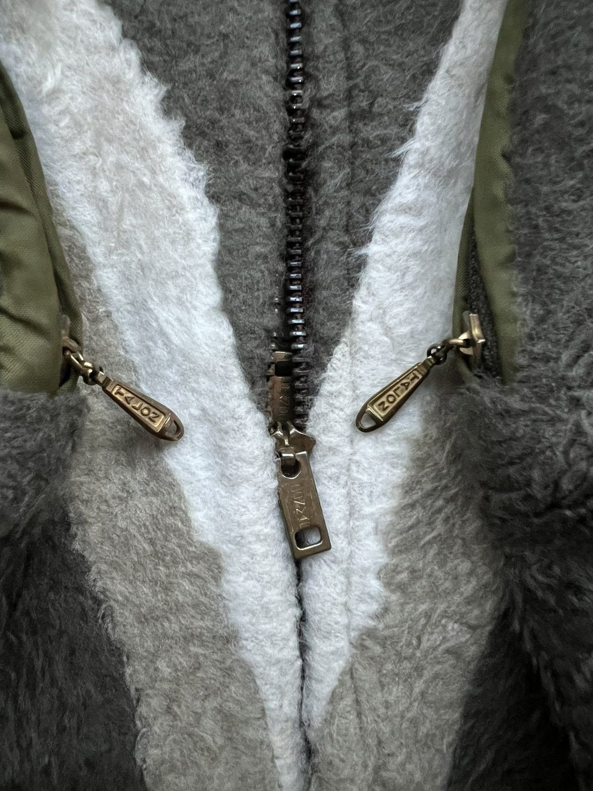Vintage VERY RARE VINTAGE JACKET FLEECE NYLON REVERSIBLE US ARMY Size US M / EU 48-50 / 2 - 5 Thumbnail