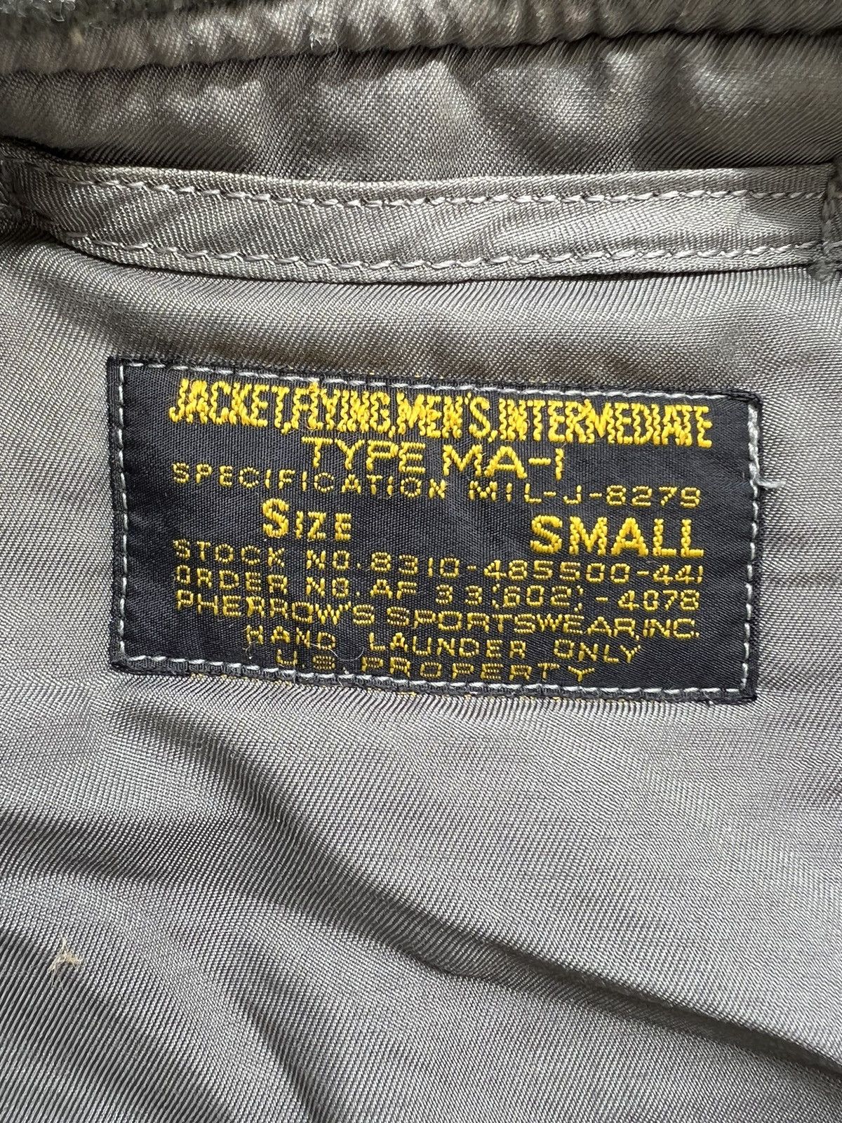 Japanese Brand VERY RARE VINTAGE JACKET FLIGHT BOMBER MA 1 PHERROWS Size US S / EU 44-46 / 1 - 5 Thumbnail