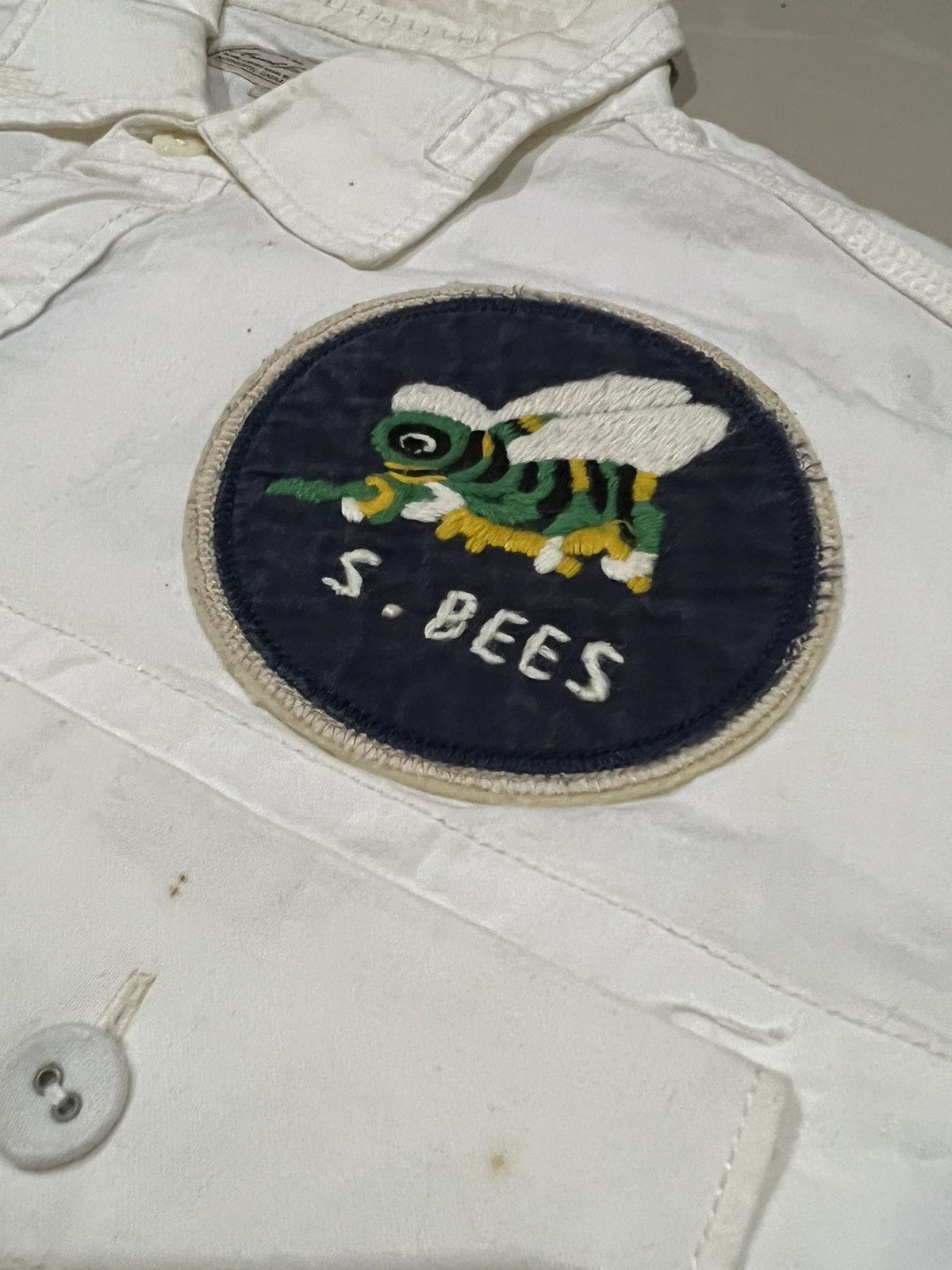 Avirex VERY RARE VINTAGE SHIRT BUTTON UP AVIREX US NAVY SEABEES Size US L / EU 52-54 / 3 - 3 Thumbnail