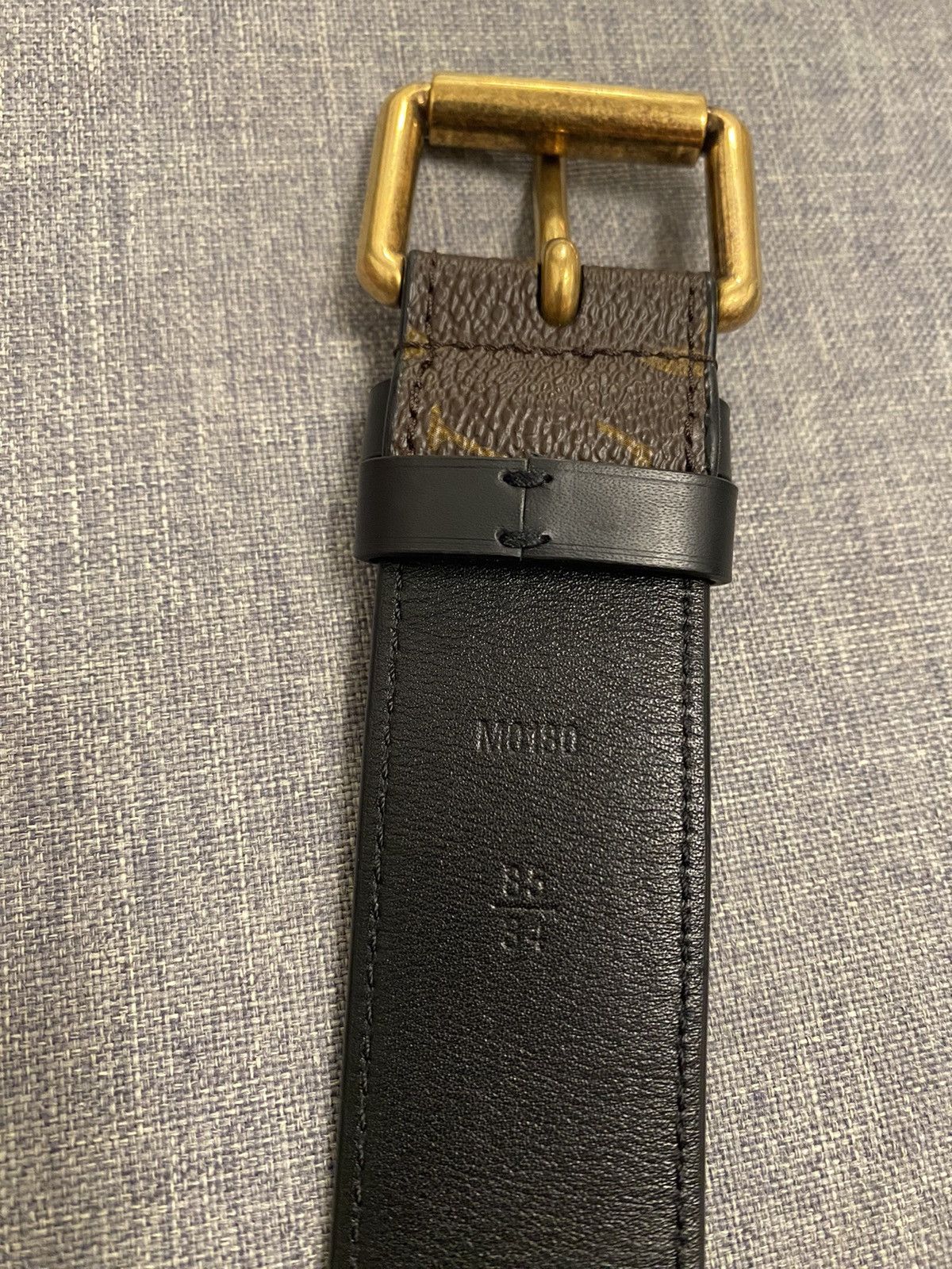 Louis Vuitton Louis Vuitton brown monogram signature chain belt 85 Size 32 - 7 Thumbnail