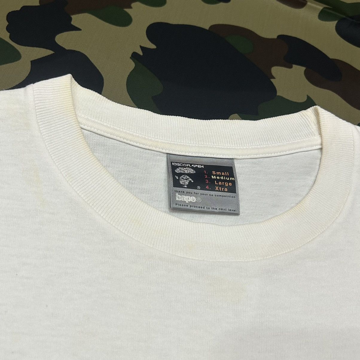 Bape 2000 Bape Shadow Tee Size US M / EU 48-50 / 2 - 4 Thumbnail