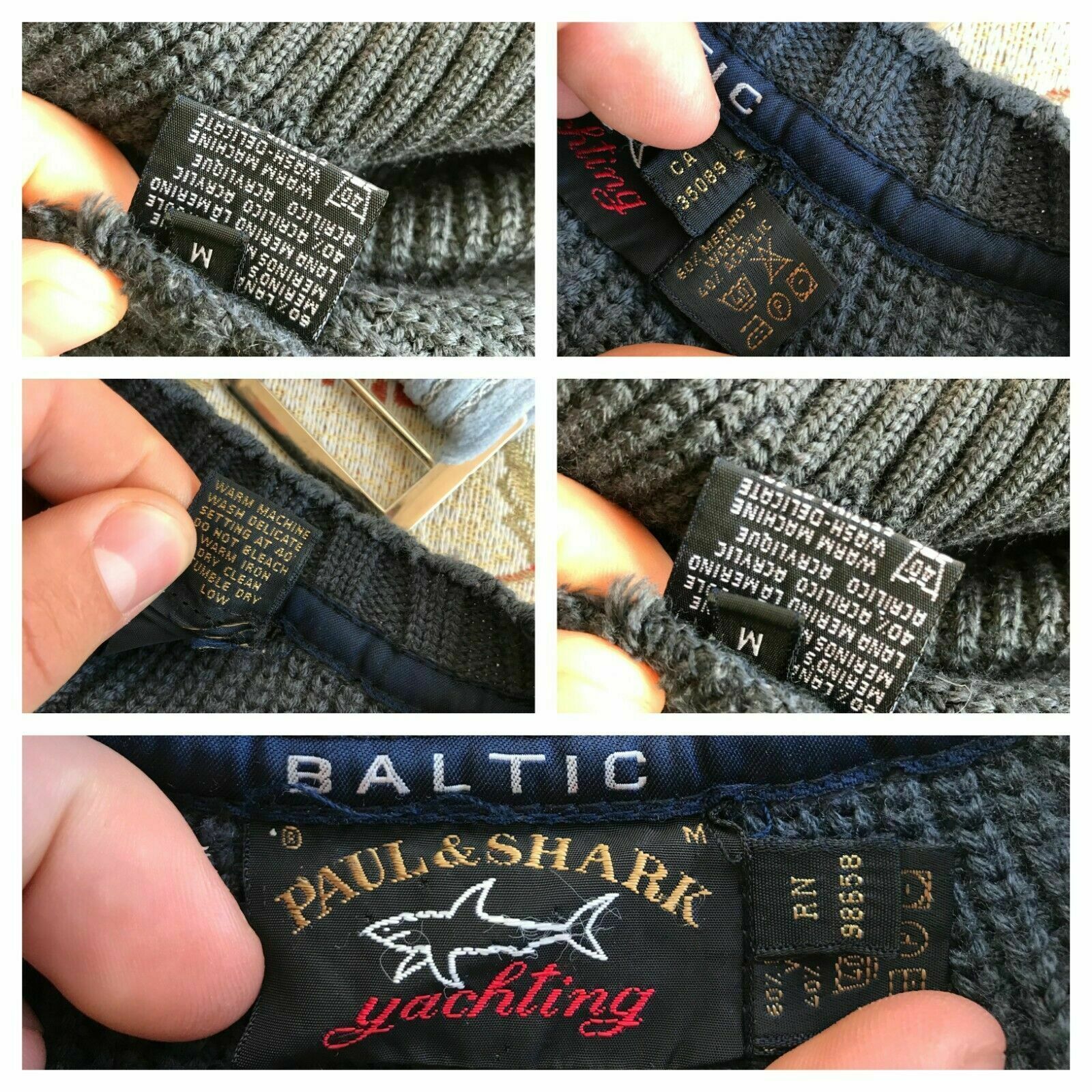 Paul & Shark Paul Shark BALTIC Knit Sweater Jumper Size M VTG Pullover Size US M / EU 48-50 / 2 - 10 Thumbnail