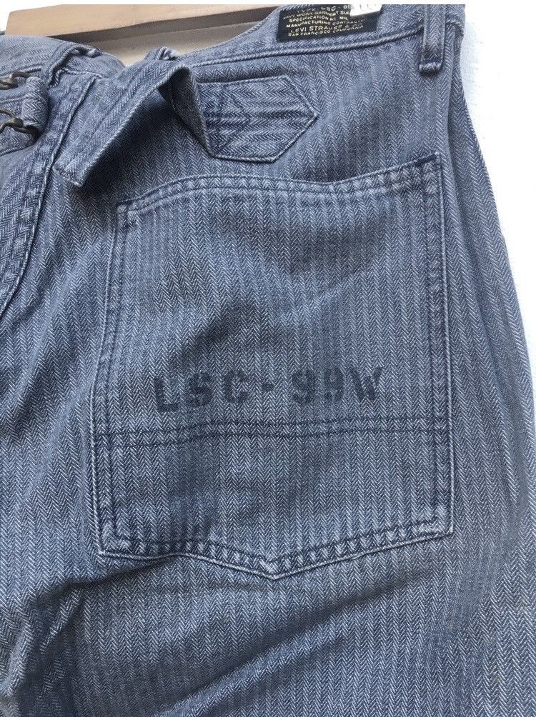 Levi's × Vintage Vintage LEVI'S LSC-99W Herringbone Hickory BackBuckle Size US 31 - 1 Thumbnail