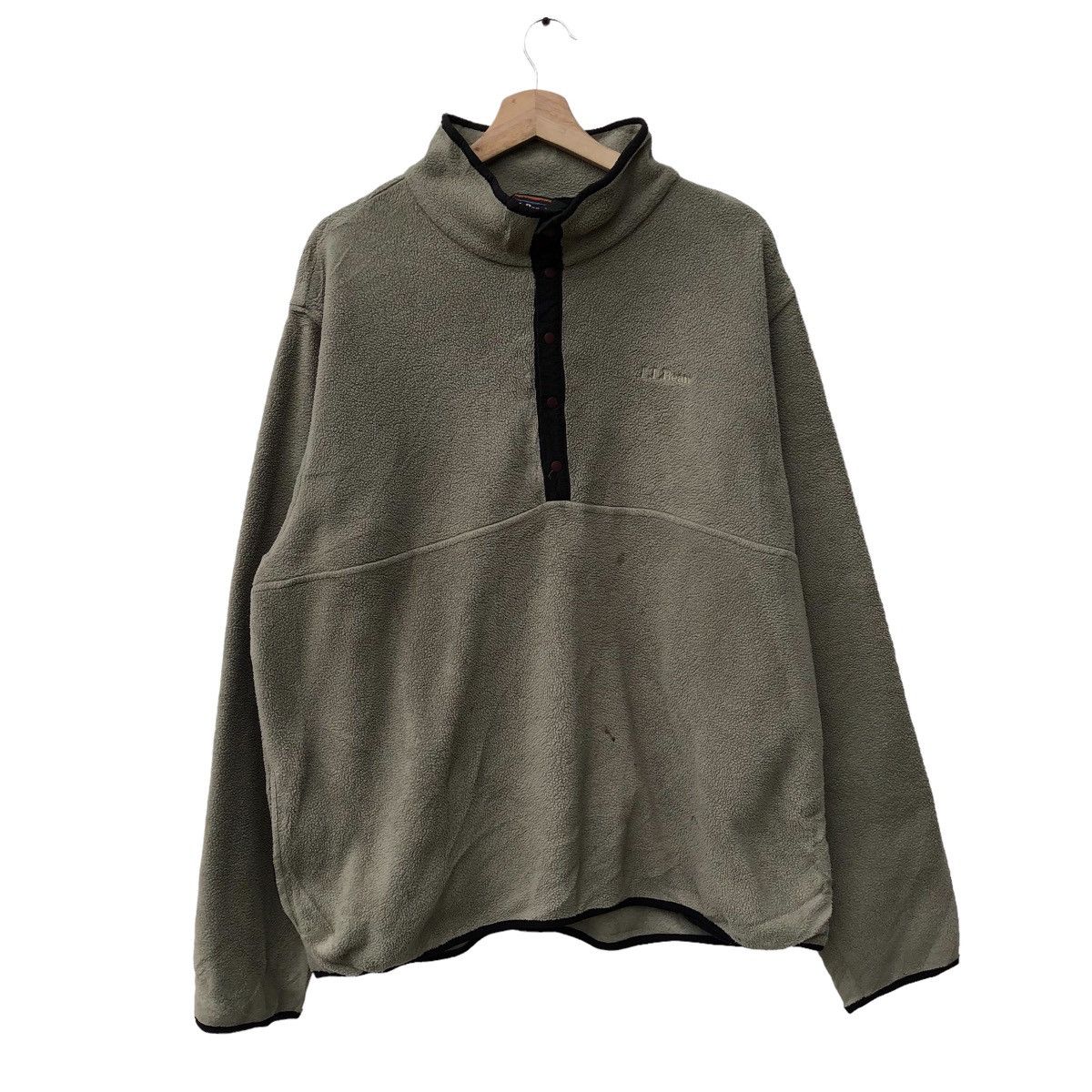 L.L. Bean 🔥Vtg 90s l.l Bean Polartec Half Snap Button Fleece Jacket Size US XL / EU 56 / 4 - 1 Thumbnail