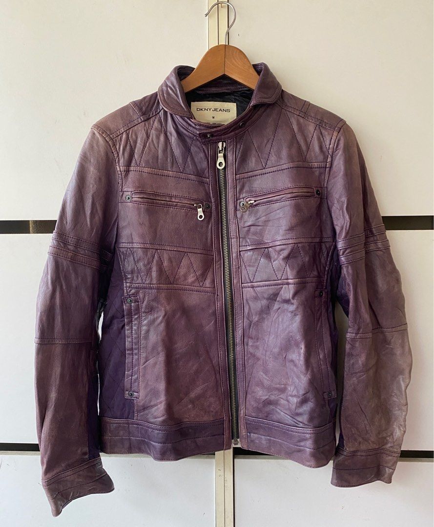 Leather Jacket Dkny Leather Jacket Grailed