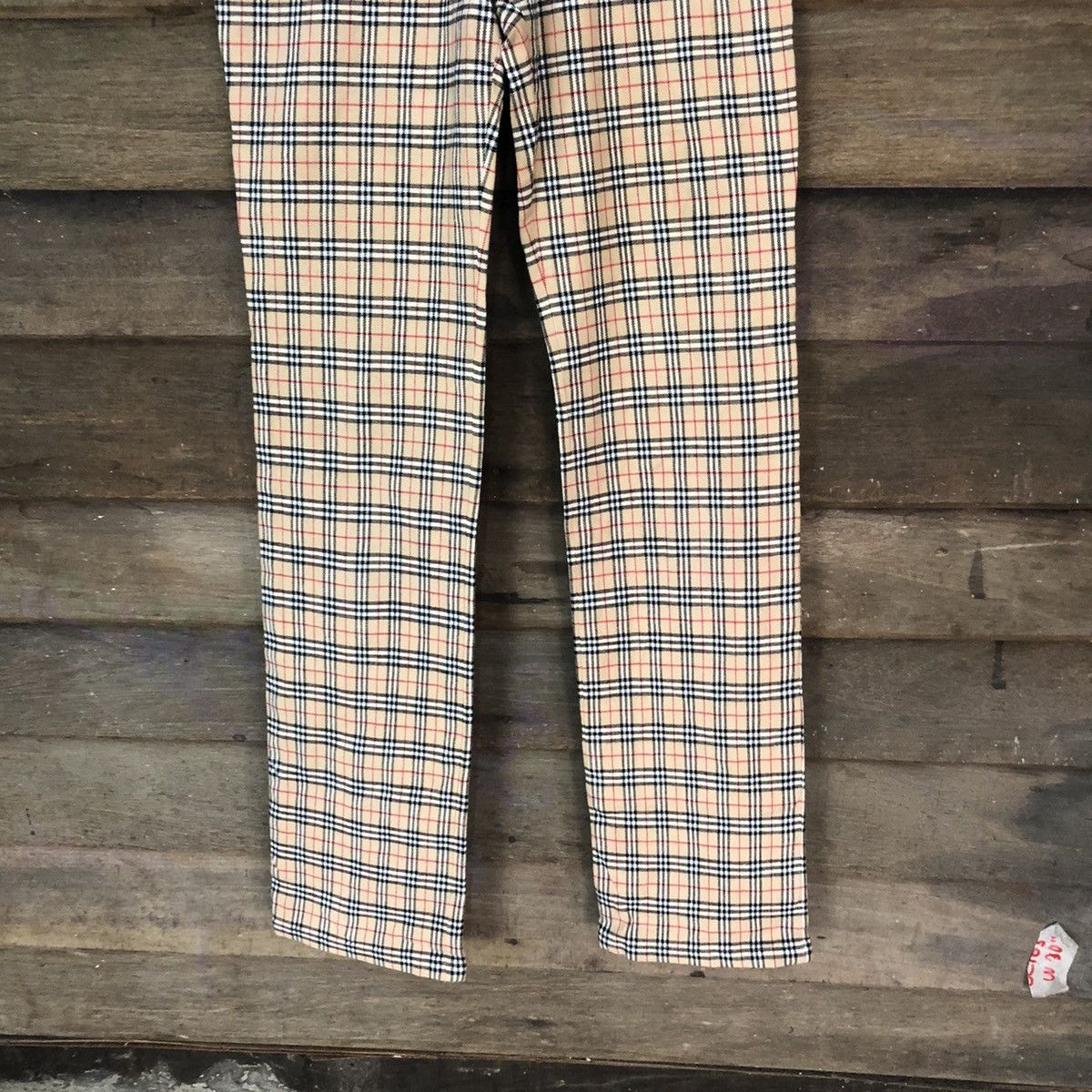 Burberry DL Burberry nova check Checkered Brown Casual Pants #5080 Size 26" / US 2 / IT 38 - 3 Thumbnail