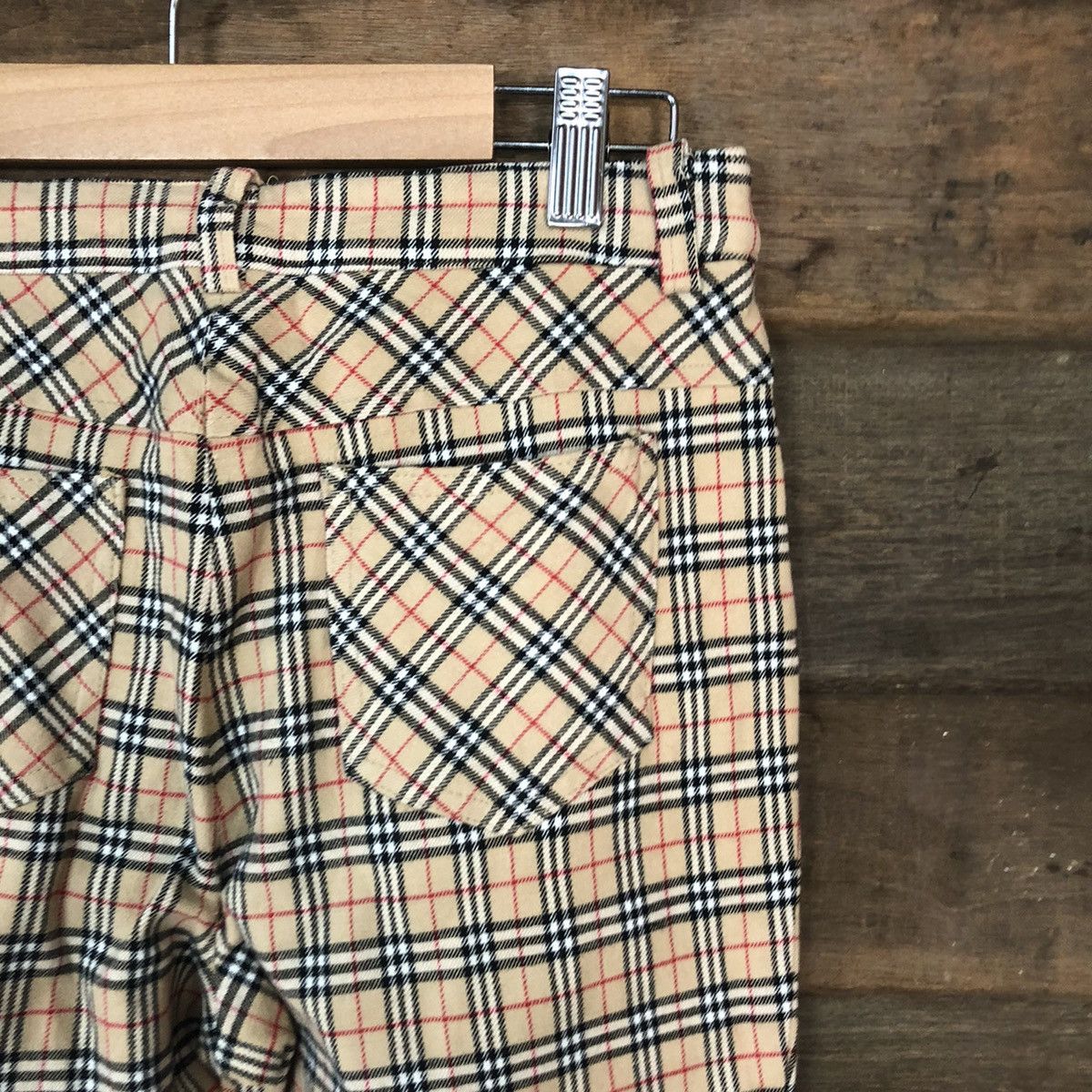 Burberry DL Burberry nova check Checkered Brown Casual Pants #5080 Size 26" / US 2 / IT 38 - 13 Thumbnail