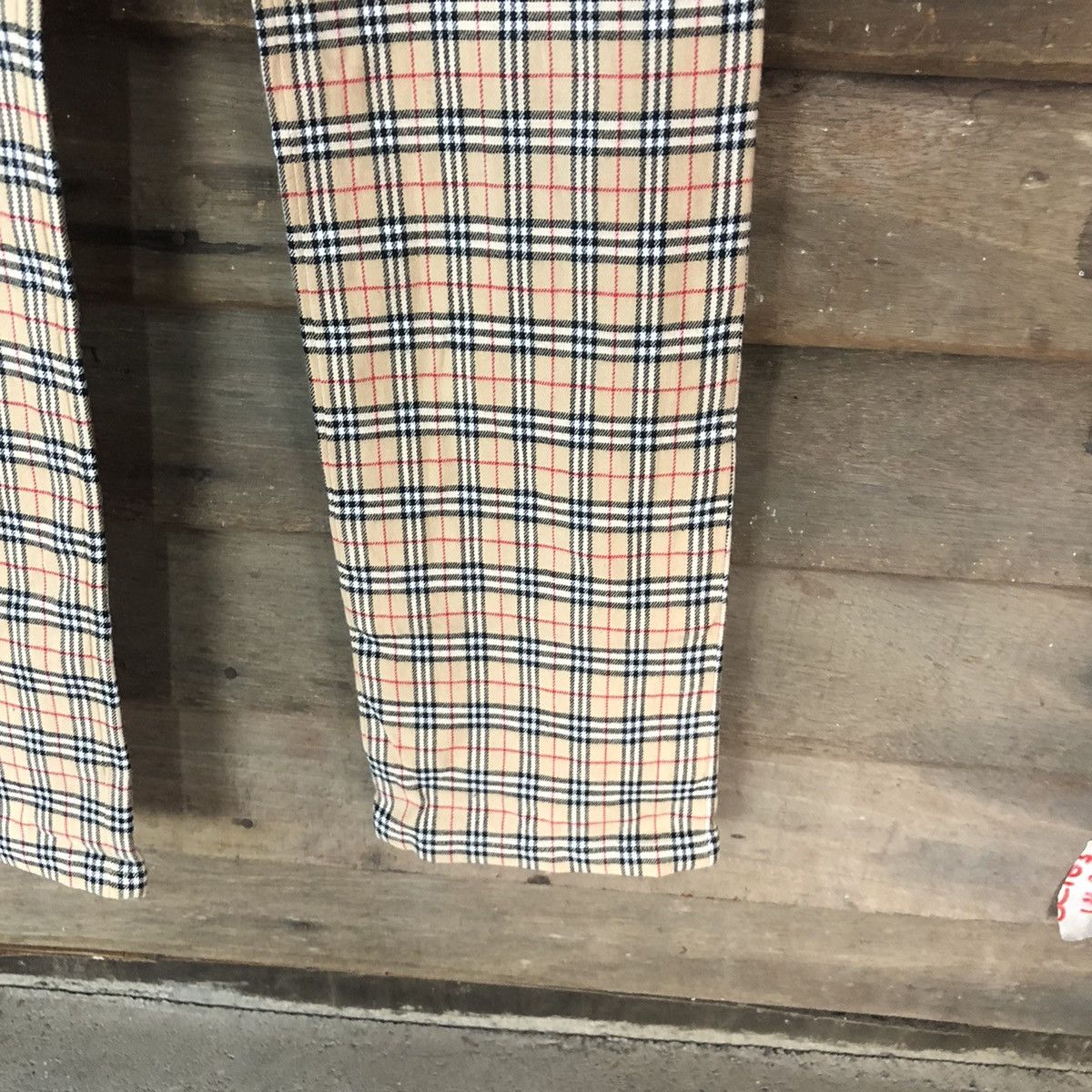 Burberry DL Burberry nova check Checkered Brown Casual Pants #5080 Size 26" / US 2 / IT 38 - 7 Thumbnail