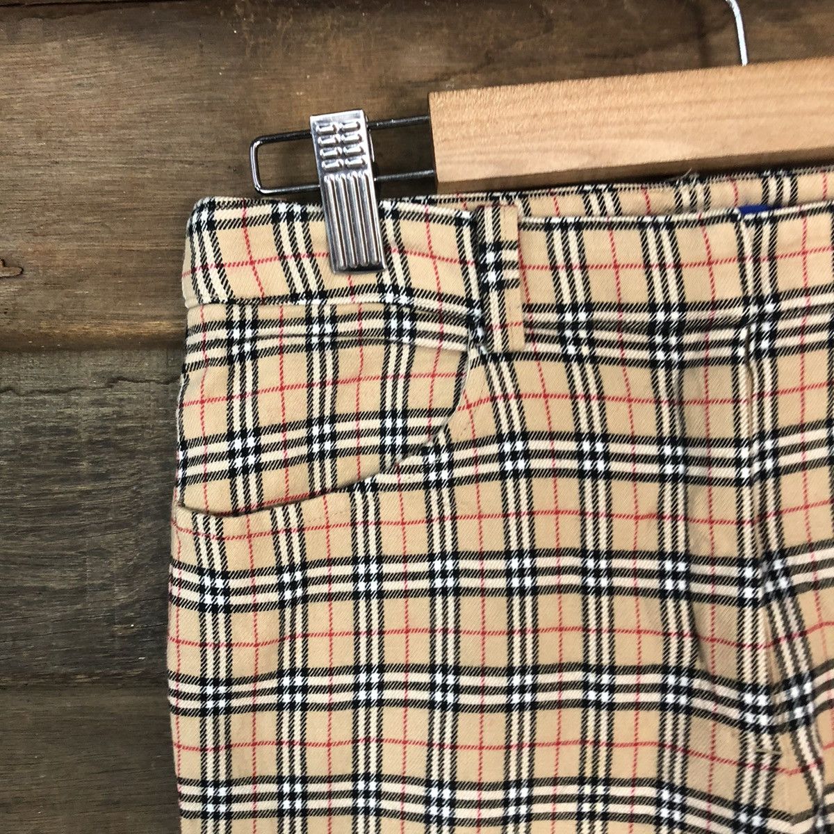 Burberry DL Burberry nova check Checkered Brown Casual Pants #5080 Size 26" / US 2 / IT 38 - 4 Thumbnail
