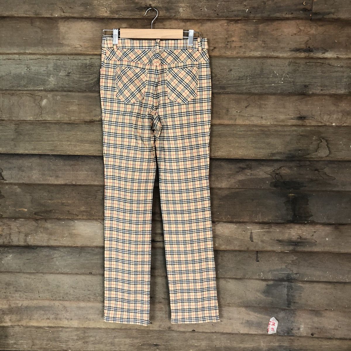 Burberry DL Burberry nova check Checkered Brown Casual Pants #5080 Size 26" / US 2 / IT 38 - 9 Thumbnail