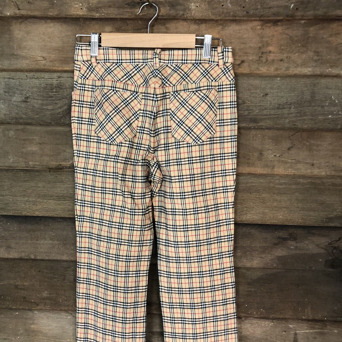 Burberry DL Burberry nova check Checkered Brown Casual Pants #5080 Size 26" / US 2 / IT 38 - 10 Thumbnail