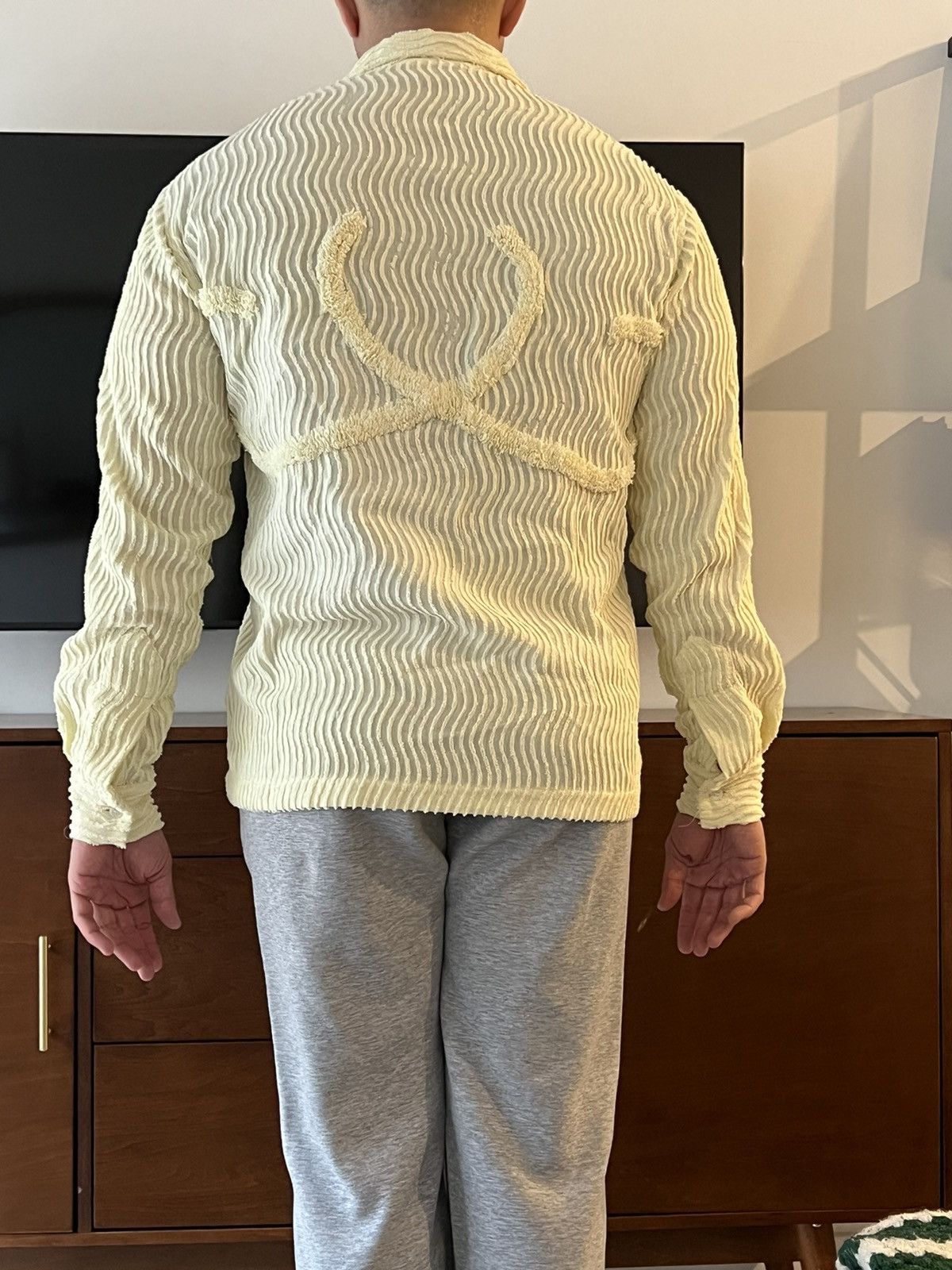 Bode Bode Wishbone Chenille Shirt - One of a kind, new with tag Size US XS / EU 42 / 0 - 5 Thumbnail