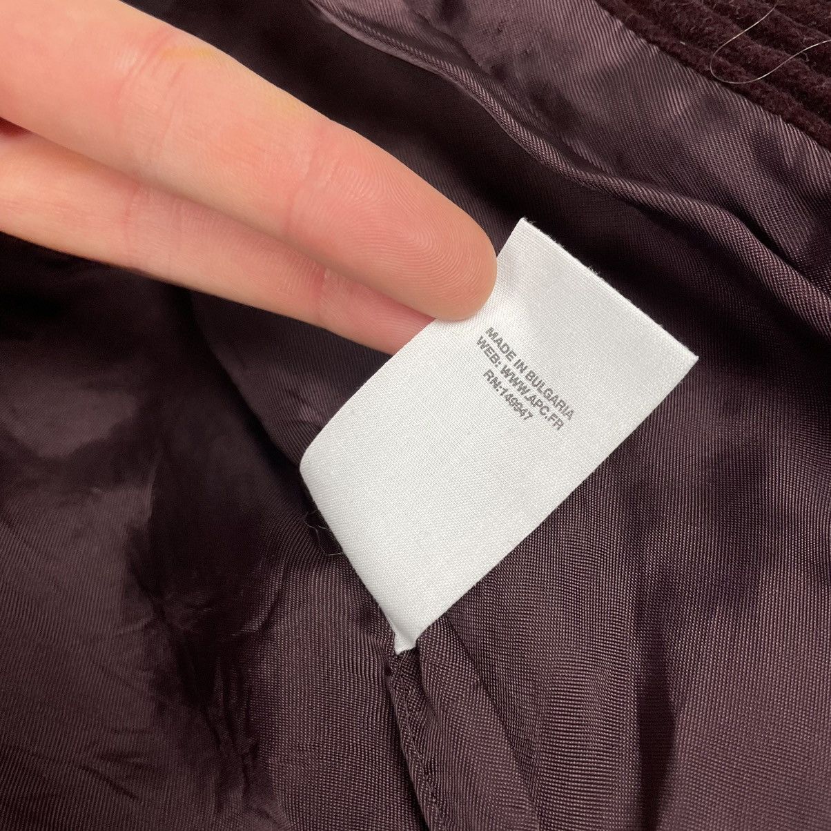 A.P.C. × Vintage A.P.C. Velour Bomber Jacket RARE Item with RIRI Zipper Size US XS / EU 42 / 0 - 11 Thumbnail