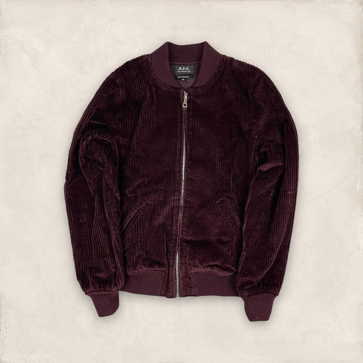 ジャケット・アウター a.p.c archive wool zip blouson a.p.c archive wool zip blouson rare