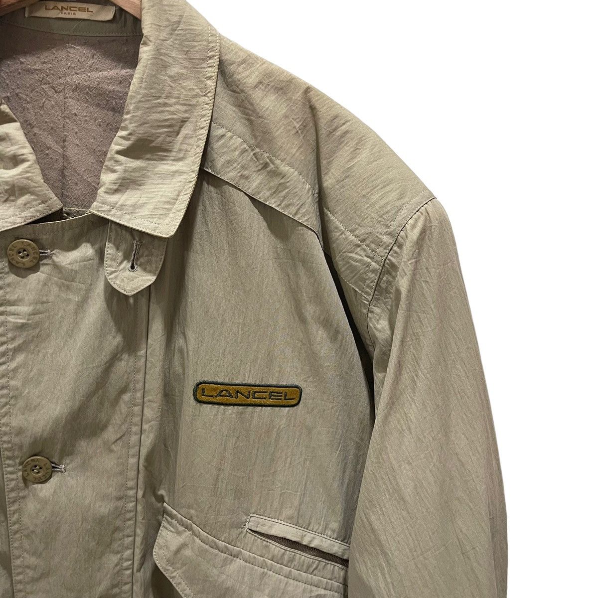 Designer × Lancel × Vintage Vintage 80s LANCEL Bomber Jacket Size US L / EU 52-54 / 3 - 4 Thumbnail
