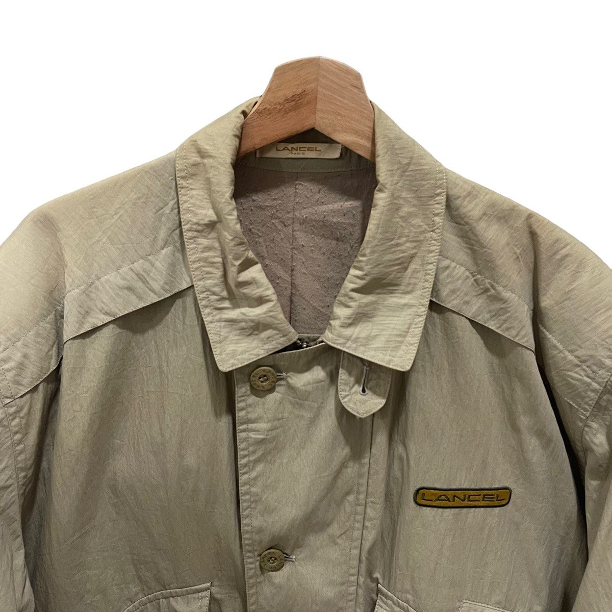 Designer × Lancel × Vintage Vintage 80s LANCEL Bomber Jacket Size US L / EU 52-54 / 3 - 3 Thumbnail