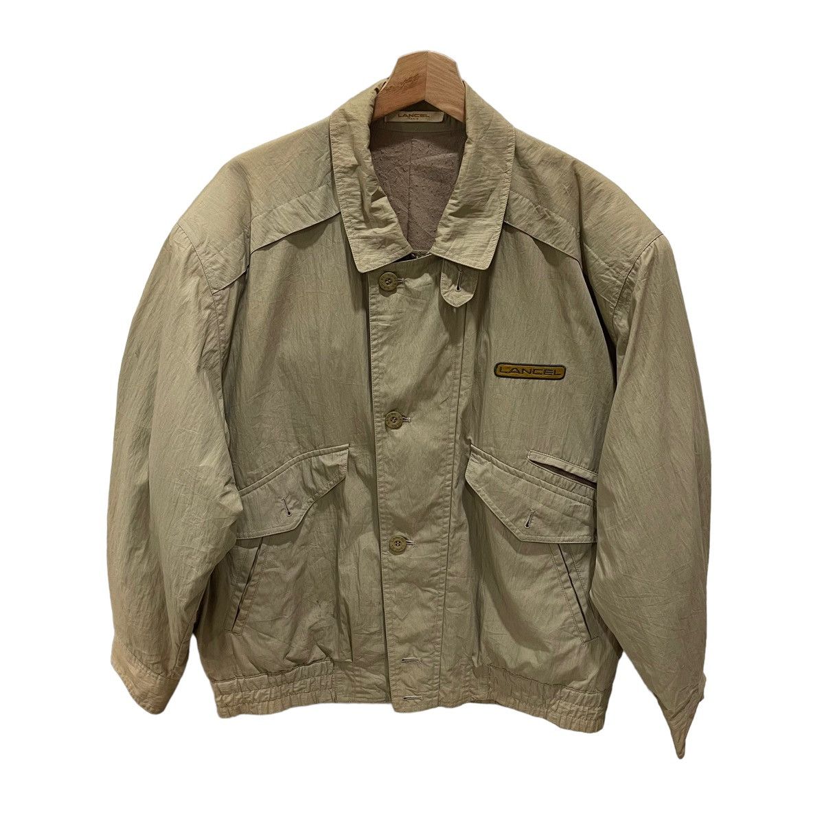 Designer × Lancel × Vintage Vintage 80s LANCEL Bomber Jacket Size US L / EU 52-54 / 3 - 1 Thumbnail