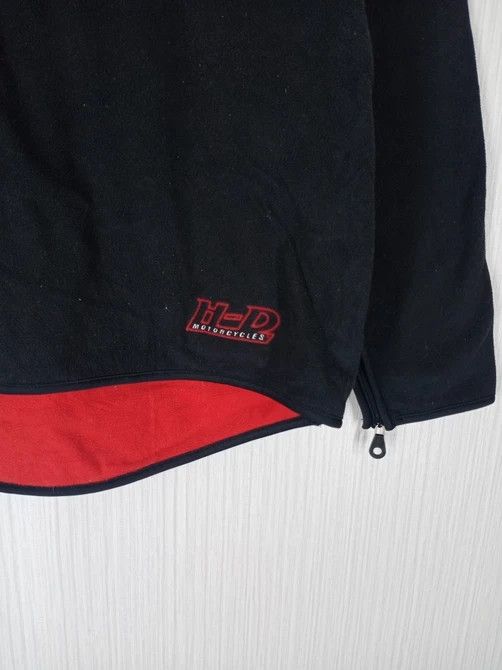 Harley Davidson Vintage Harley Davidson HD Small Logo Half Zipper Fleece Size US L / EU 52-54 / 3 - 7 Thumbnail