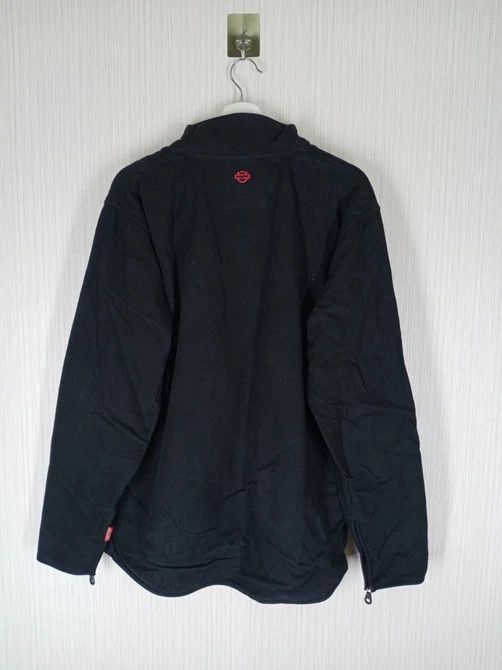 Harley Davidson Vintage Harley Davidson HD Small Logo Half Zipper Fleece Size US L / EU 52-54 / 3 - 4 Thumbnail