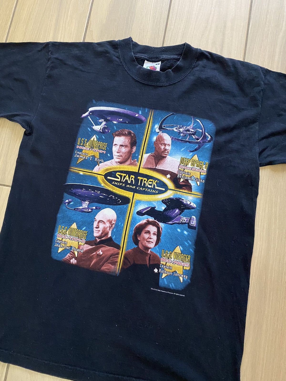 Fruit Of The Loom × Vintage Vintage Fruit Of Loom Star Trek ships and captains t-shirt Size US M / EU 48-50 / 2 - 2 Thumbnail