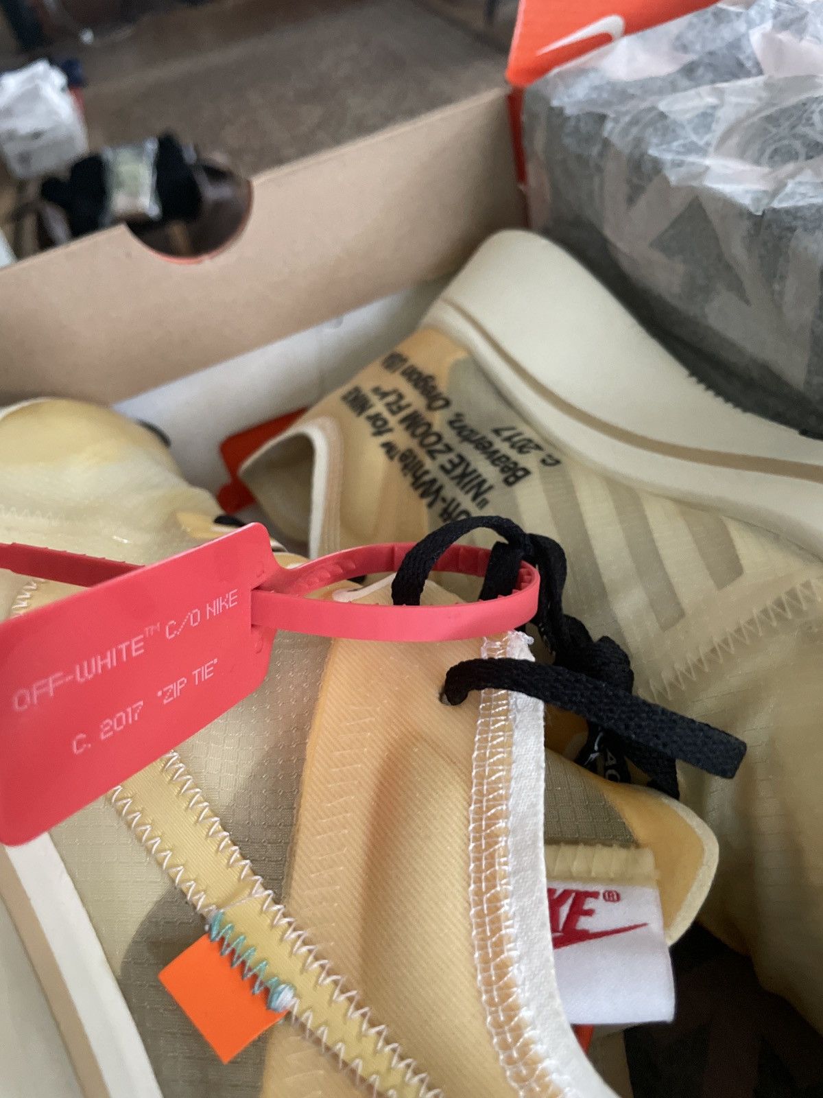 Nike × Off-White OFF-WHITE x Zoom Fly SP The Ten 2017 Size US 12 / EU 45 - 3 Thumbnail