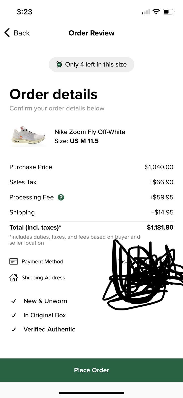 Nike × Off-White OFF-WHITE x Zoom Fly SP The Ten 2017 Size US 12 / EU 45 - 14 Thumbnail