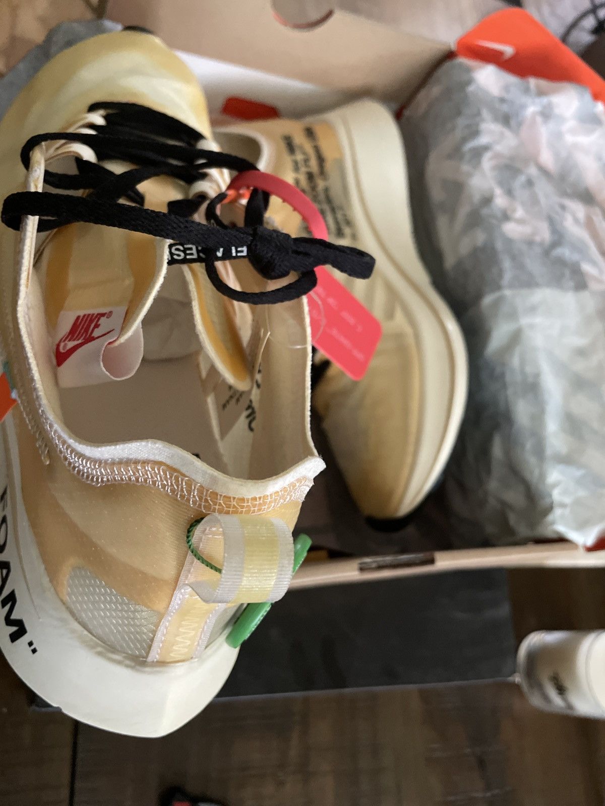Nike × Off-White OFF-WHITE x Zoom Fly SP The Ten 2017 Size US 12 / EU 45 - 6 Thumbnail