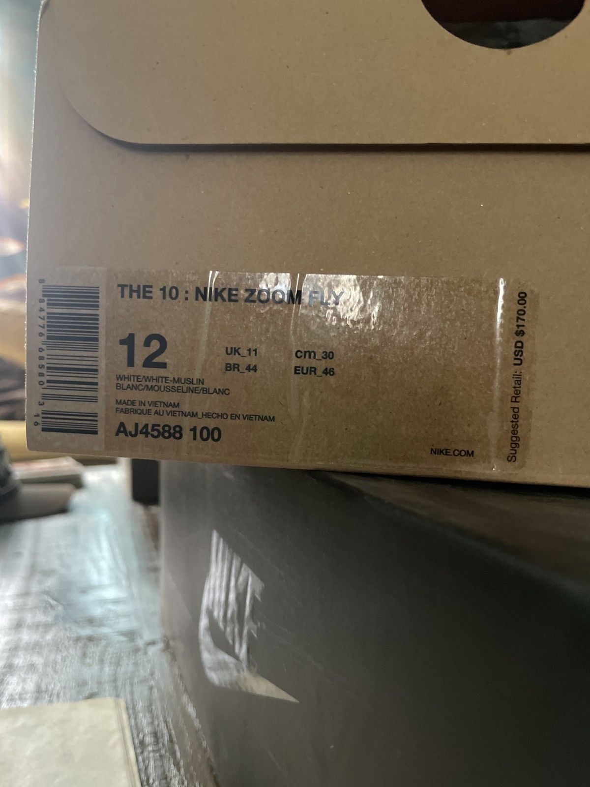 Nike × Off-White OFF-WHITE x Zoom Fly SP The Ten 2017 Size US 12 / EU 45 - 10 Thumbnail