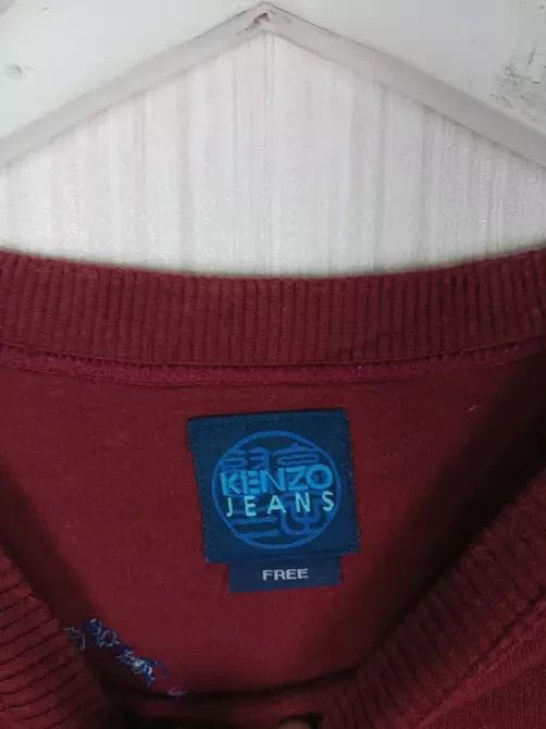 Designer × Kenzo Rare Vintage 90s KENZO Jeans Flora Embroidered Logo Size US L / EU 52-54 / 3 - 8 Thumbnail