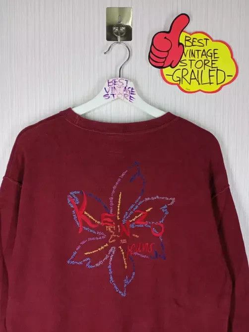 Designer × Kenzo Rare Vintage 90s KENZO Jeans Flora Embroidered Logo Size US L / EU 52-54 / 3 - 1 Thumbnail