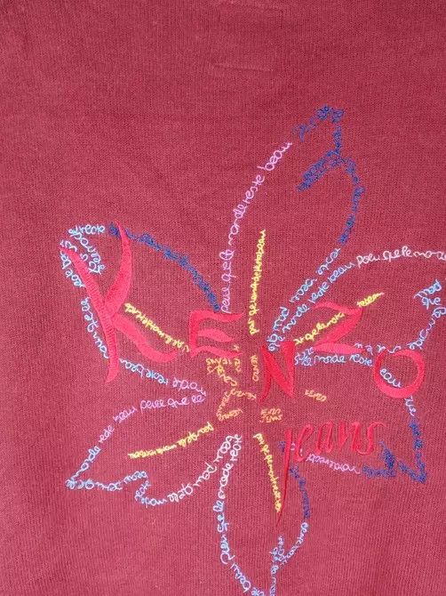 Designer × Kenzo Rare Vintage 90s KENZO Jeans Flora Embroidered Logo Size US L / EU 52-54 / 3 - 9 Thumbnail