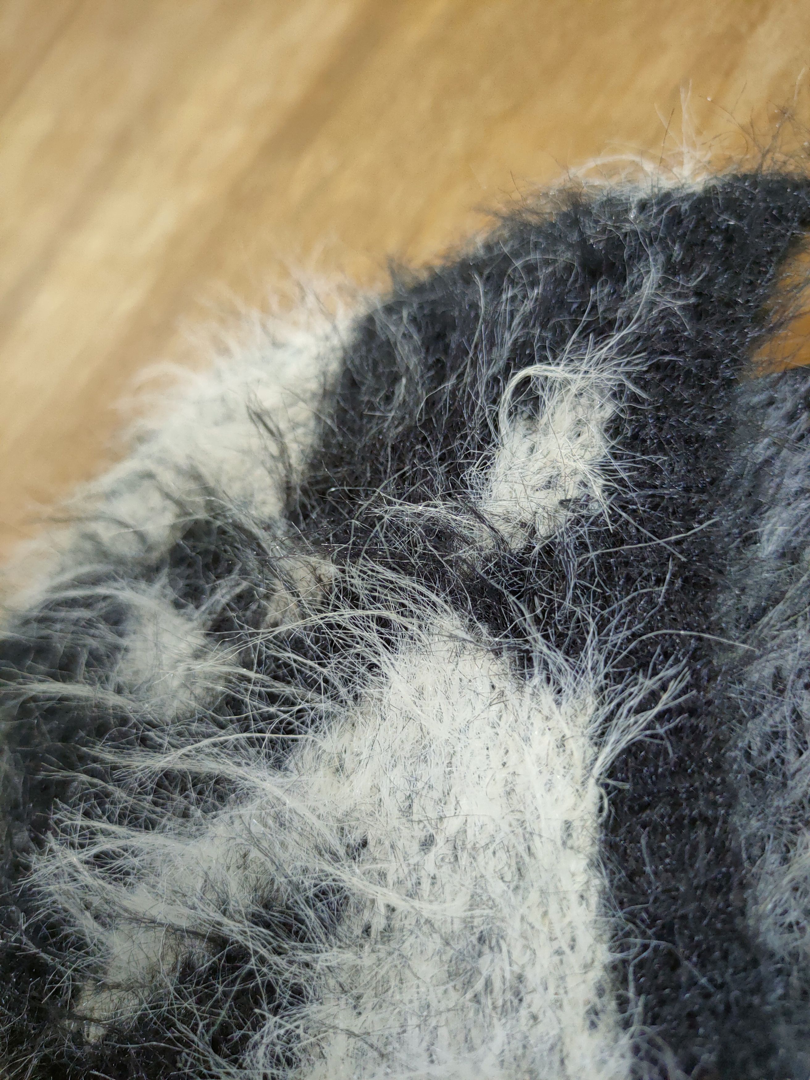Homespun Knitwear D Rienda art mohair fur shag shaggy knitwear #46-1026 Size S / US 4 / IT 40 - 5 Thumbnail