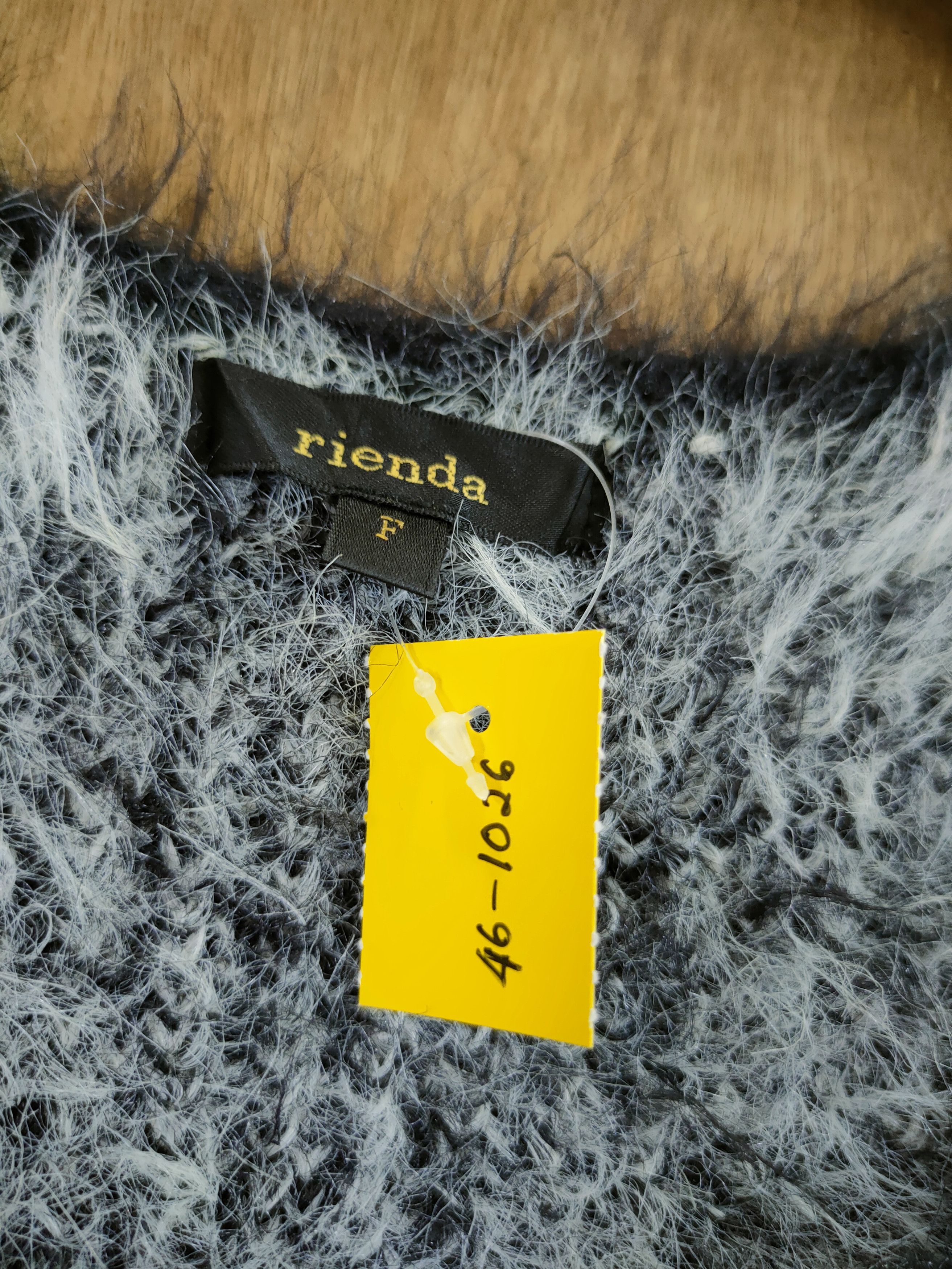 Homespun Knitwear D Rienda art mohair fur shag shaggy knitwear #46-1026 Size S / US 4 / IT 40 - 4 Thumbnail