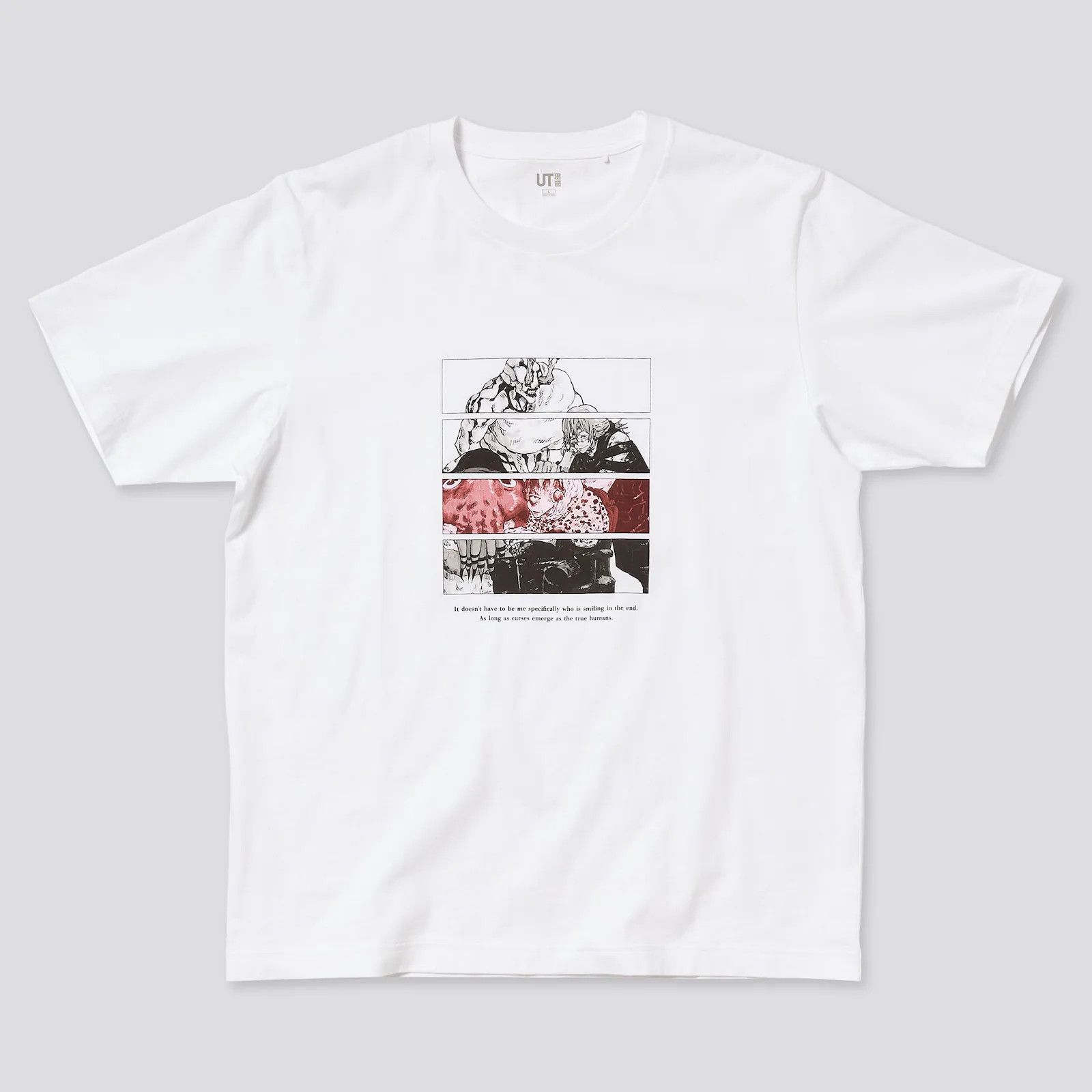 Anime × Cartoon Network × Japanese Brand JUJUTSU KAISEN Manga Anime Size XL White/ Evangelion Size US XL / EU 56 / 4 - 4 Thumbnail