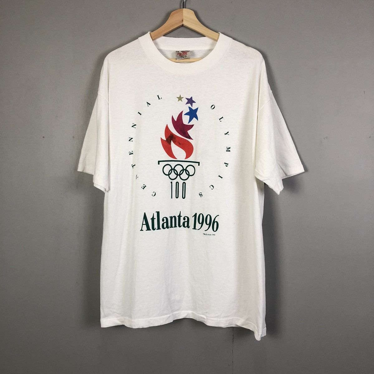 Vintage 90s Atlanta 1996 Olympics Tshirt