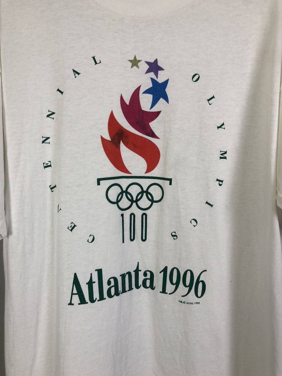 Vintage 90s Atlanta 1996 Olympics Tshirt