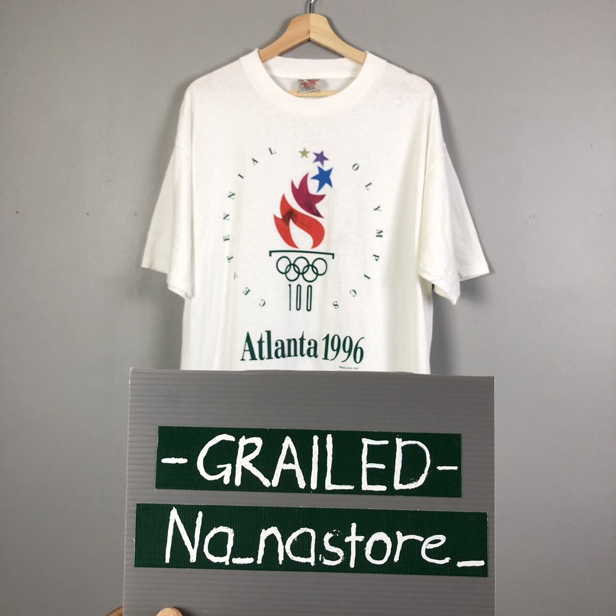 Vintage 90s Atlanta 1996 Olympics Tshirt