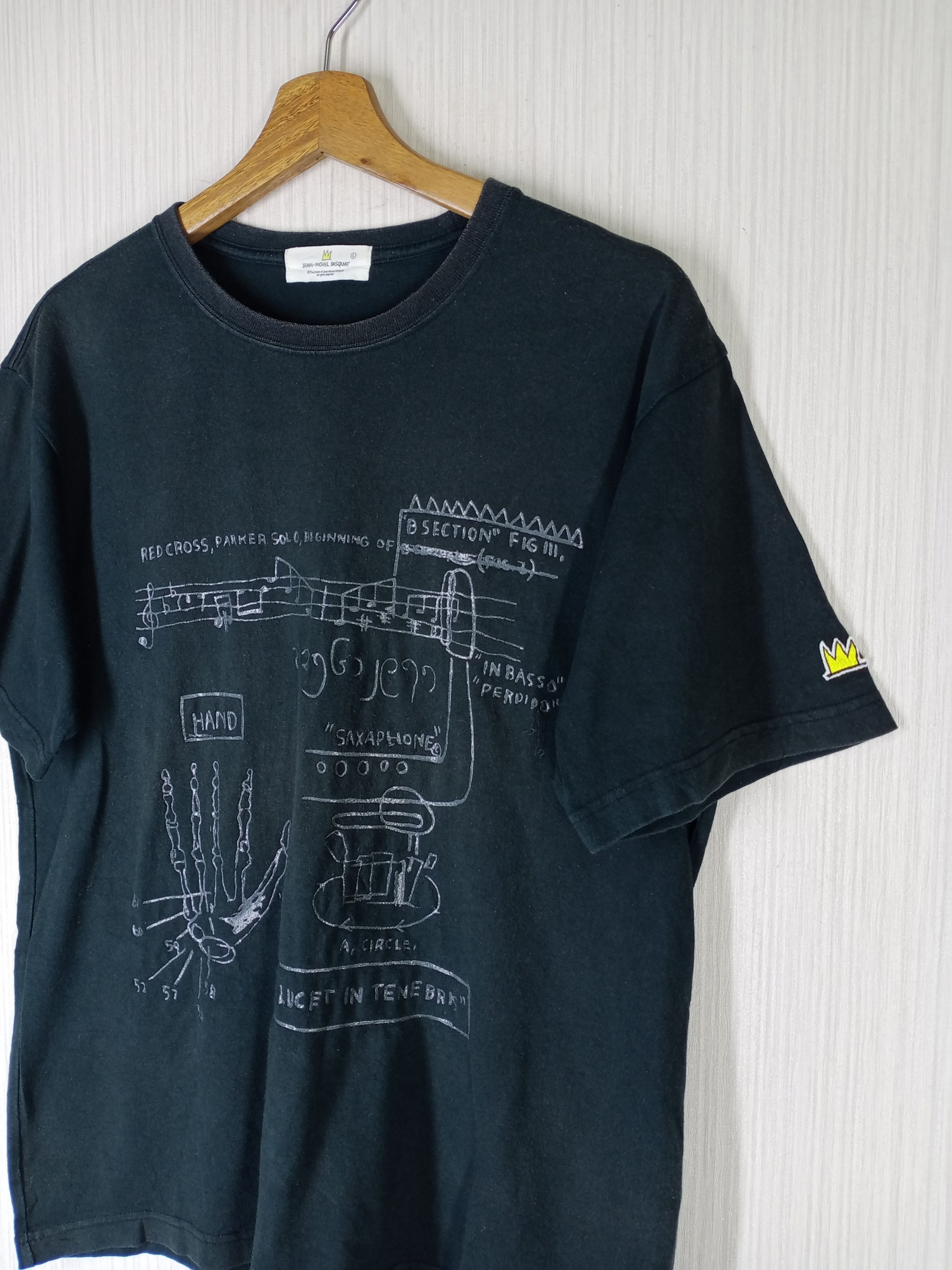 Jean-Michel Basquiat Rare Vintage Jean Michel Basquiat Art Tshirt Size US L / EU 52-54 / 3 - 7 Thumbnail