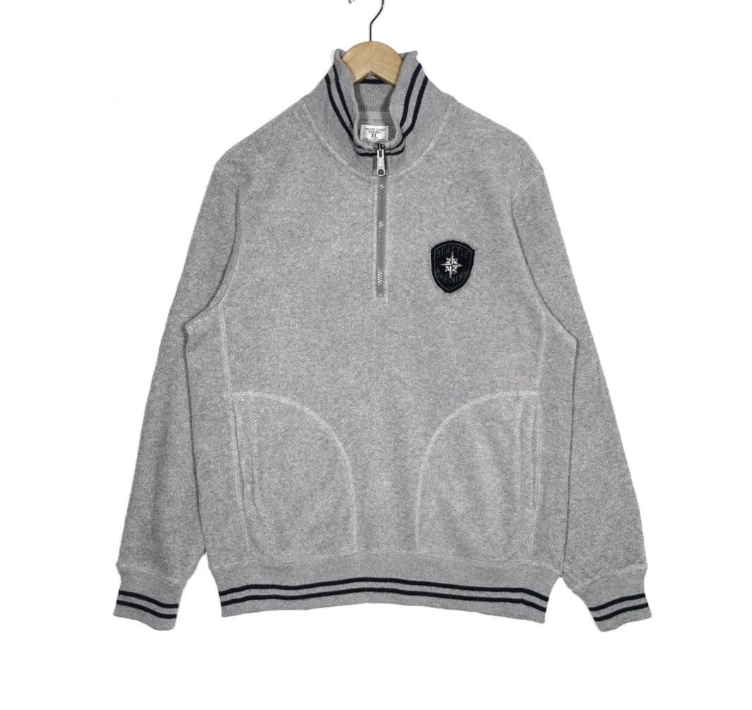 MLB × Vintage MAJOR LEAGUE BASEBALL Seattle Mariners Fleece Sweatshirt Size US XL / EU 56 / 4 - 1 Thumbnail