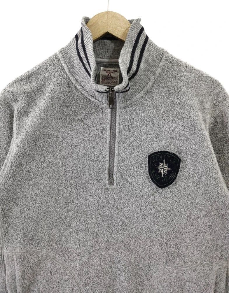 MLB × Vintage MAJOR LEAGUE BASEBALL Seattle Mariners Fleece Sweatshirt Size US XL / EU 56 / 4 - 3 Thumbnail